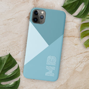 Custom Aqua Teal Seafoam Ocean Blue Coloured iPhone 11Pro Max Case