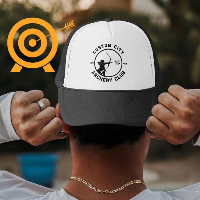 Custom Archery Club Gift for Players and Fans Trucker Hat (Creator Uploaded)