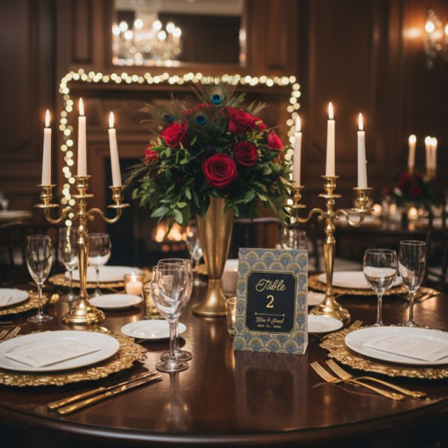 Custom Art Deco Thank You Tabletop Sign (Creator Uploaded)