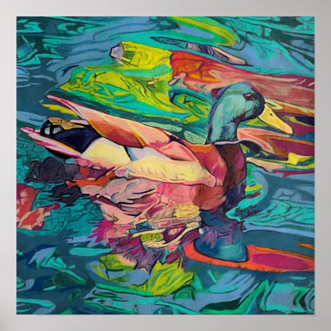 Custom Art Duck Print (Front)