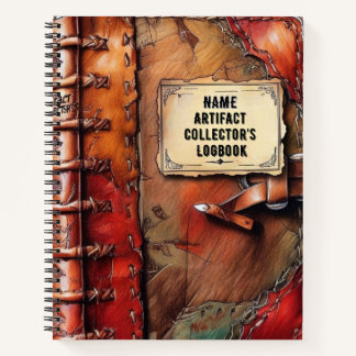 Custom Artefact Collector's Logbook Notebook