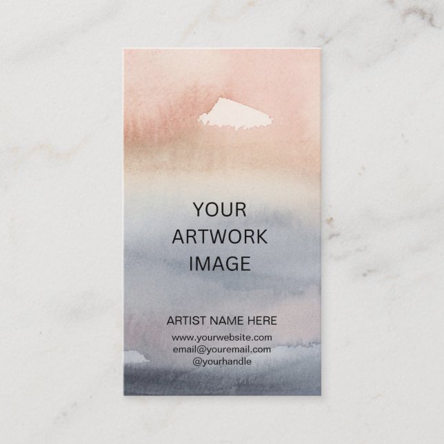 Custom Artist  Business Card (Front)