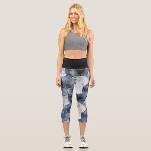 Custom Artistic Capri Yoga Leggings