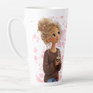 Custom Artistry for Life’s Best Moments Latte Mug