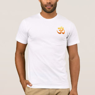 Custom Asana Relax Yoga Om Mantra Symbol Men's T-Shirt