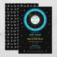 Custom Astrology Sun Sign Zodiac Baby Shower