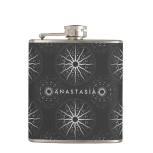 Custom Astrology Zodiac Personalised Hip Flask