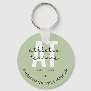 Custom Athletic Trainer AT athletic training Key Ring