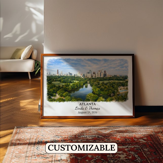 Custom Atlanta Wall Art, Georgia Poster (Creator Uploaded)