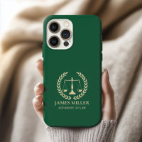 Custom Attorney Phone Case, Lawyer Thank You Gift