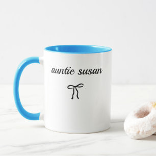 Custom Aunt Name Mug Best Aunt Ever Gift