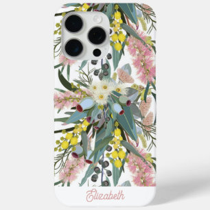 Custom Aussie Native Bush Blooms iPhone 15 Pro Max Case