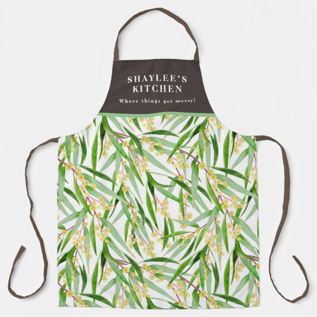 Custom Australian Wattle Apron (Front)