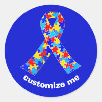 Custom Autism Awareness Ribbon