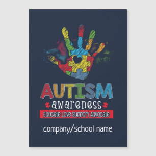 Custom Autism Awareness School Business