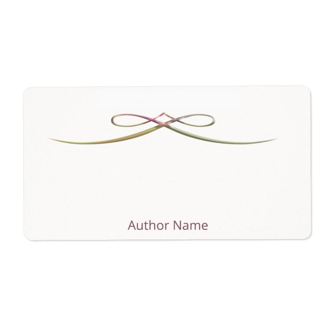 Custom Autographed by Author Bookplate (Front)