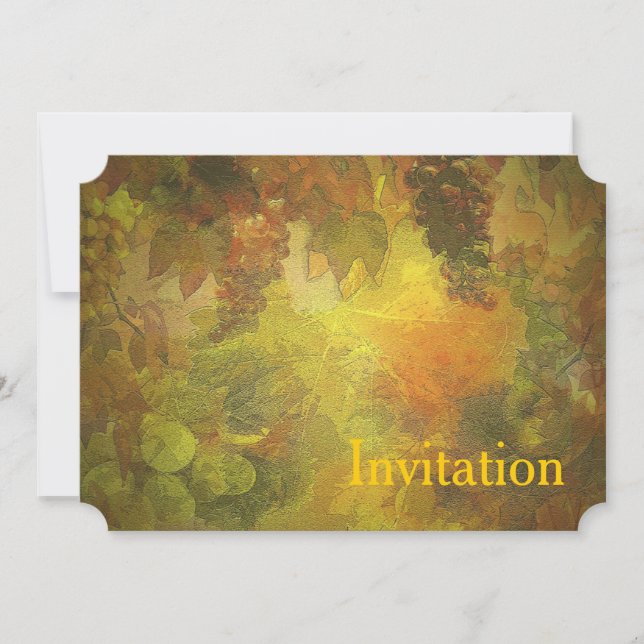 Custom Autumn Invitation (Front)