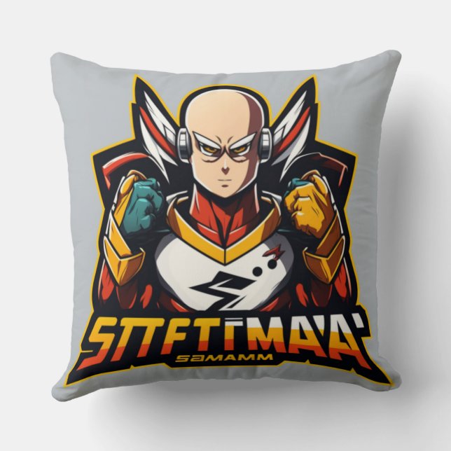 custom awesome logos #2 cushion (Back)