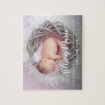 Custom Baby Announcement Newborn Keepsake Gift