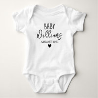 Custom Baby Announcement, Personalised Coming Soon