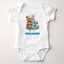 Custom Baby Bodysuit – B is for Bear