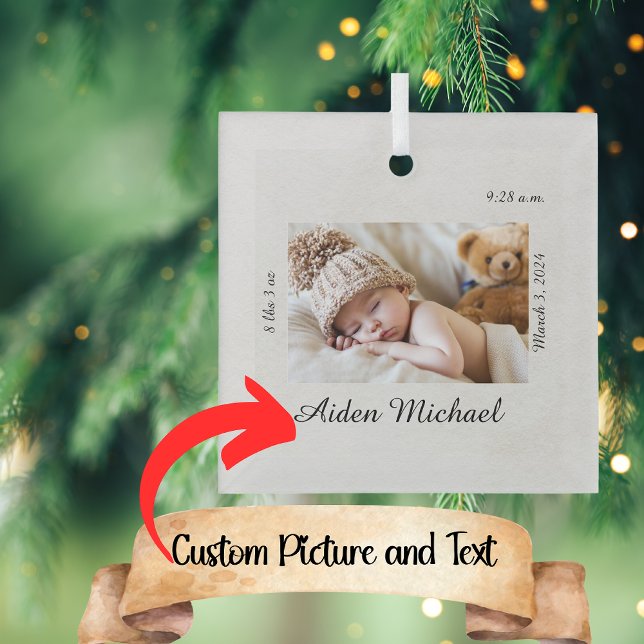 Custom Baby Christmas Ornament (Creator Uploaded)