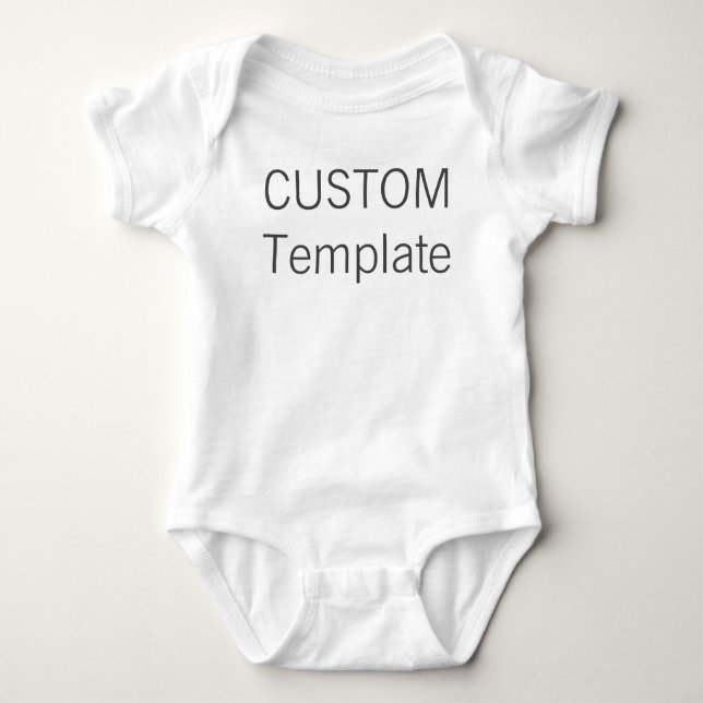 Custom Baby Cotton Gerber® Bodysuit Creeper (Front)
