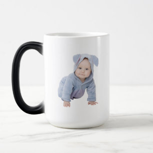 Custom Baby Face Child Baby Picture Christmas Gift Magic Mug