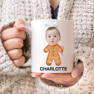 Custom Baby Face Gingerbread Coffee Mug