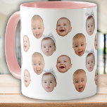 Custom Baby Face Mug Baby 3 Photos<br><div class="desc">Custom Baby Face Mug Baby 3 Photos, Replace the face with your favourite photo (make sure to crop as much to the face as possible and use an app to remove the background) and personalise this funny mug with your kid, husband, pet or boyfriend on it! Also a fun and...</div>