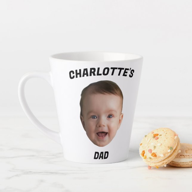 Custom Baby Face Mug, Custom New Dad Mug (In Situ)