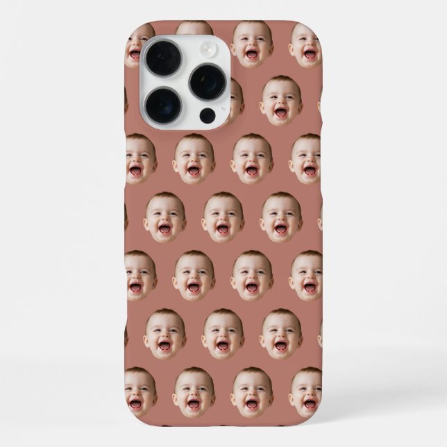 Custom Baby Face Personalised iPhone Case (Back)