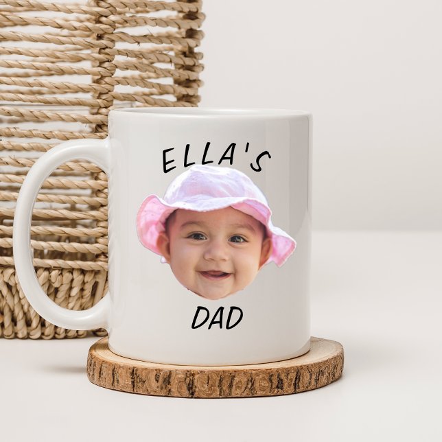Custom Baby Face Photo New Dad Coffee Mug (Creator Uploaded)