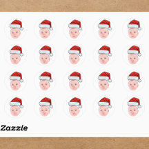 Custom Baby Face Photo Santa Hat Christmas
