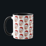 Custom Baby Face Photo Santa Hat Christmas Mug<br><div class="desc">Custom Baby Face Photo Santa Hat Christmas Mug</div>
