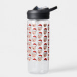 Custom Baby Face Photo Santa Hat Christmas Water Bottle<br><div class="desc">Custom Baby Face Photo Santa Hat Christmas Water Bottle</div>