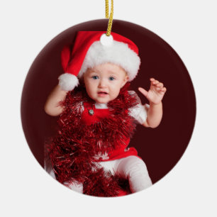 Custom Baby First Christmas Memory Ornament