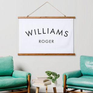 Custom Baby Name   Wall Hanging   Wood Art Tapestry