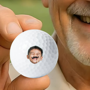 Custom Baby Photo Face, Personalized Baby Photo Golf Balls