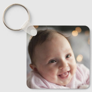 Custom Baby Photo Key Ring