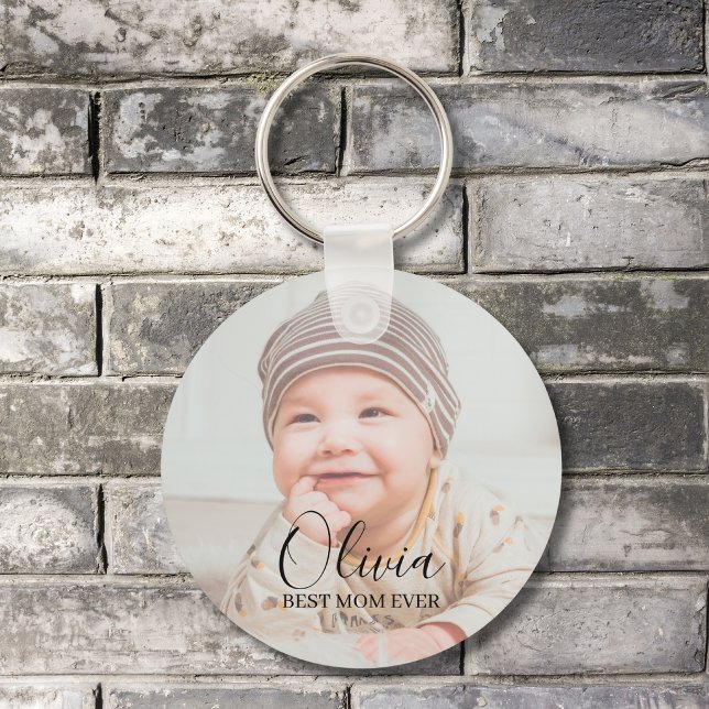 Custom Baby Photo Keychain (Creator Uploaded)