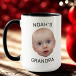 Custom Baby Photo Mug | Custom Baby Face mug<br><div class="desc">Custom Baby Face Coffee Mug, Replace the face of this baby with your favourite photo (make sure to crop as much to the face as possible and use an app to remove the background) and personalise this funny mug with your kid, husband, or boyfriend on it! Also a fun and...</div>