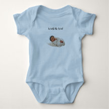 Custom Baby Photo Worth The Wait Infant Bodysuit