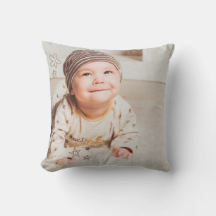 Custom Baby Pillow   Personalised Keepsake 