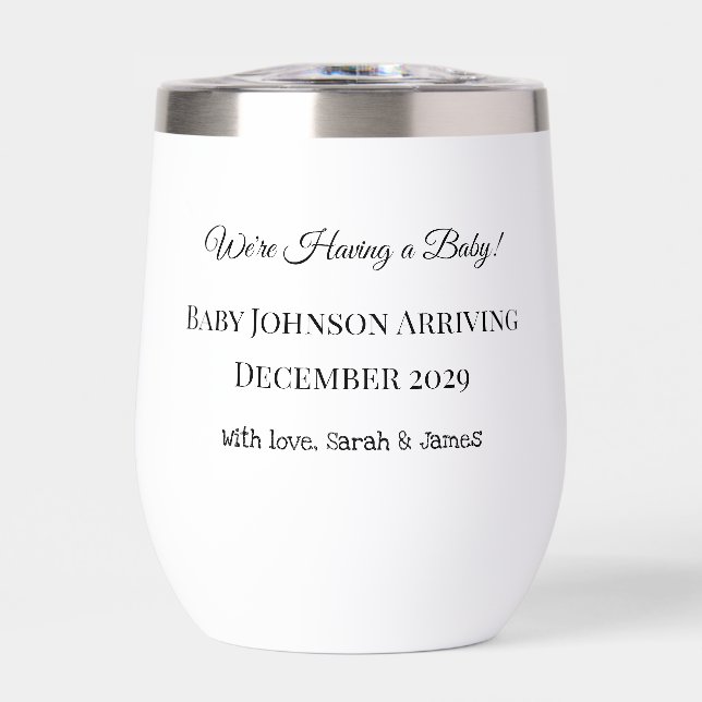 Custom Baby Reveal Card (Front)