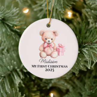 Custom Baby’s First Christmas Ornament