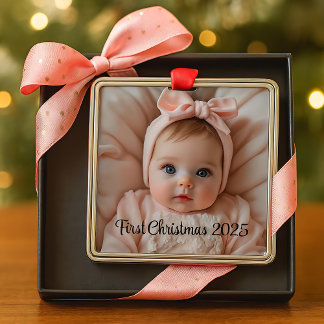 Custom Baby’s First Christmas Ornament