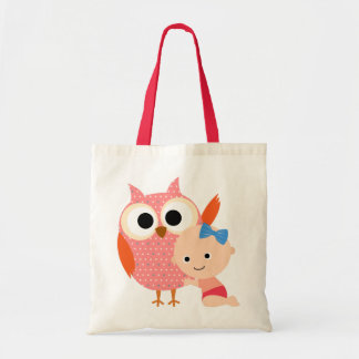 Custom Baby Shower/Birthday Owl Tote Bag