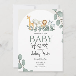 Custom Baby Shower Celebration Invitation