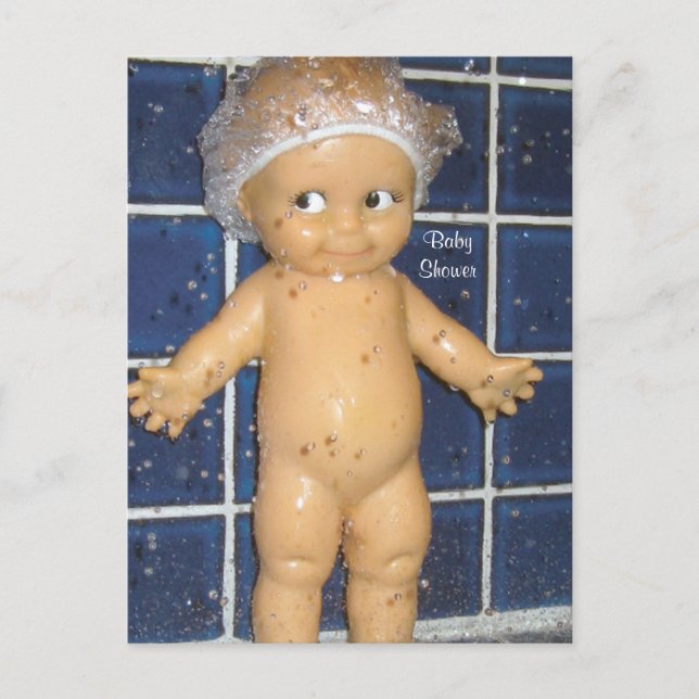 Custom Baby Shower Invitation for Boy or Girl Postcard (Front)